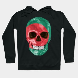 Bangladesh Flag Skull - Gift for Bengali With Roots From Bangladesh Hoodie